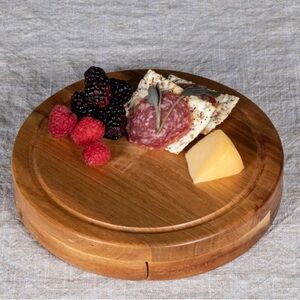 Acacia Brie Cheese Cutting Board & Tools
Set Still In Box